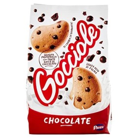 Pavesi Biscotti Frollini Gocciole Cioccolato, Biscotti da Colazione - 500 gr