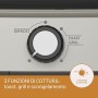 Imetec Griglia&Gusta Bistecchiera, Piastre Antiaderenti Removibili, Rivestimento Triplo Strato al Titanio Stone-Look, Grill con 