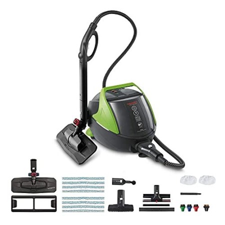 Polti Vaporetto PRO95_Turbo Flexi, Pulitore a Vapore 5 bar, uccide ed elimina il 99,99%* di virus, germi e batteri, Spazzola Vap