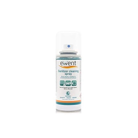 Ewent EW5675 - Spray Igienizzante detergente per superfici - Igienizza superficie smartphone, Tablet, mascherine chirurgiche, te