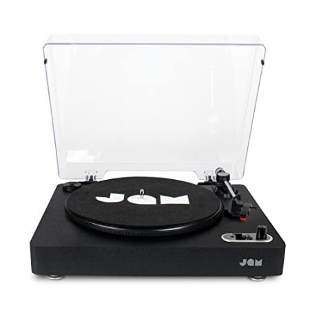 Jam Spun Out Giradischi Bluetooth, Impianto Stereo per Vinile con Trasmissione a Cinghie, Connettività Bluetooth Integrata, 3 V
