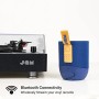 Jam Spun Out Giradischi Bluetooth, Impianto Stereo per Vinile con Trasmissione a Cinghie, Connettività Bluetooth Integrata, 3 V