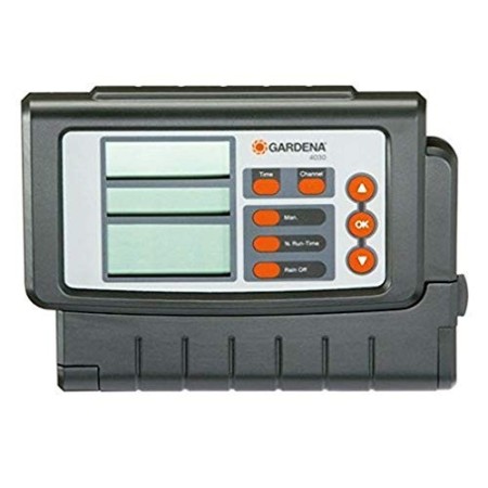 Gardena 1283-20 Classic 4030 Centralina Computer di Irrigazione per l'Irrigazione Automatica per fino a 4 Valvole, Grande Displa