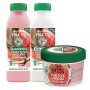 Garnier Fructis Hair Food Anguria Rivitalizzante, Kit con Shampoo, Balsamo e Maschera per Capelli Fini, 97% di Ingredienti di Or