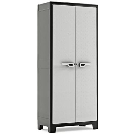 Keter Armadio Alto Titan con Ripiani Regolabili, Grigio, 80 x 44 x 182 cm