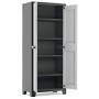 Keter Armadio Alto Titan con Ripiani Regolabili, Grigio, 80 x 44 x 182 cm