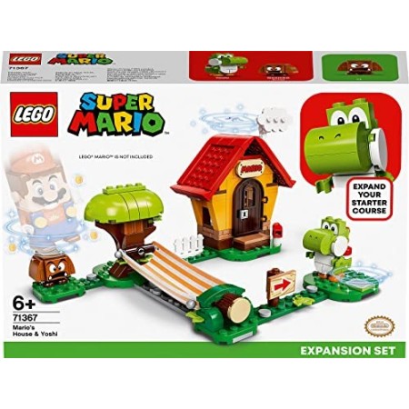 LEGO- Super Mario Casa e Yoshi-Pack di Espansione, Giocattolo, Set di Costruzioni, 71367
