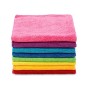Vileda Microfibre Colors, Panni in Microfibra, Lavabili in Lavatrice, Riutilizzabili, Multicolore, 30x 30 cm , 8 Pezzi