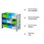 Kesper Scaffale per Bambini, Tela, Blu (Blau), 66 x 59,5 x 30 cm