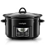 Crock-Pot Slow Cooker Pentola per Cottura Lenta, Capienza 4.7 Litri, Adatta fino a 6 Persone, 230 W, Digitale, Programmabile, Ne