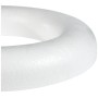 Glorex 6 3803 833 di polistirolo, Mezzo Anello di polistirolo, Bianco, 30 x 30 x 4 cm