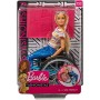 Barbie Fashionistas, Bambola in Sedia a Rotelle, Giocattolo per Bambini 3+ Anni, GGL22, Multicolore