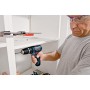 Bosch Professional Sistema Trapano Avvitatore con Percussione GSB 12V-15, Ø Legno Max 19 mm, Batteria 2x2.0 Ah e Caricabatterie