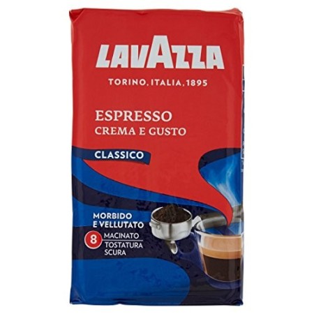 Lavazza Caffè Macinato per Macchina Espresso Crema e Gusto Classico - 250 g
