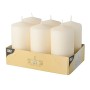 Papstar 17991 - Set di 6 candele, 60 x 115 mm, 6 pezzi, colore Avorio