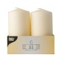 Papstar 17991 - Set di 6 candele, 60 x 115 mm, 6 pezzi, colore Avorio