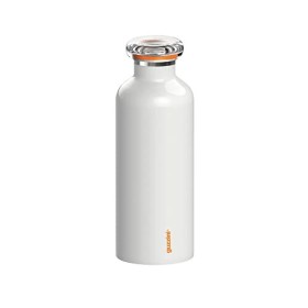 Guzzini Energy On The Go Bottiglia Termica da Viaggio, 7.3 x 21.2 cm, Bianco (White)
