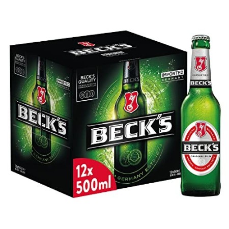 Beck's Birra, Bottiglia - Pacco da 12 x 500 ml