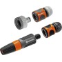 Gardena irrigazione completa per rubinetti con filettatura 26,5 mm (3/4 ") e 33,3 mm (1 ") e Ø tubi INT. 13-15 mm. Contenuto: 1