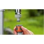 Gardena irrigazione completa per rubinetti con filettatura 26,5 mm (3/4 ") e 33,3 mm (1 ") e Ø tubi INT. 13-15 mm. Contenuto: 1