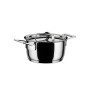 Alessi AJM101/16 Pots&Pans Casseruola a Due Manici, in Acciaio Inossidabile 18/10 Lucido, 160 cl
