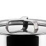 Alessi AJM101/16 Pots&Pans Casseruola a Due Manici, in Acciaio Inossidabile 18/10 Lucido, 160 cl
