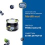 Menz&Gasser Confettura Extra di Mirtilli Neri Monodose Premium Quality, con Frutta di Alta Qualità, 48 Vasetti x 28 g
