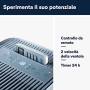 De'Longhi Pinguino Compact ES72 YOUNG, Modello 2022, Condizionatore Portatile Silenzioso 8.300 BTU/h, 2.1 kW, 60m3, Gas R290, Fu