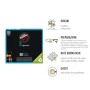 Caffè Vergnano 1882 Èspresso Capsule Caffè Compatibili Nespresso Compostabili, Decaffeinato - Pack da 50 capsule