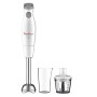 Moulinex DD4521 Easychef, Mixer ad Immersione 2in1, con Bicchiere da 800 ml e Accessorio Tritatutto da 500 ml, 2 Impostazioni di