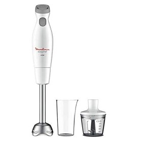Moulinex DD4521 Easychef, Mixer ad Immersione 2in1, con Bicchiere da 800 ml e Accessorio Tritatutto da 500 ml, 2 Impostazioni di