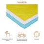AmazonBasics - Confezione da 12 panni per la pulizia in microfibra
