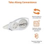 Amazon Basics - Correttore a nastro, 4,2 mm x 10 m, confezione da 10
