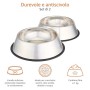 AmazonBasics - Ciotola per cani in acciaio INOX - Confezione da 2