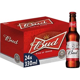 Bud Birra, Bottiglia - Pacco da 24 x 330 ml