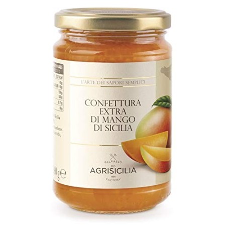 Agrisicilia Confettura Extra di Mango di Sicilia - 360 gr