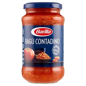 Barilla - Sugo Ragù Contadino - Salsa Pronta al Pomodoro con Vino Rosso - 400 gr