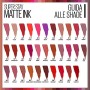 Maybelline New York Superstay Matte Ink Rossetto Matte Liquido Tinta Labbra a Lunga Tenuta, Confezione Singola, 50 Voyager