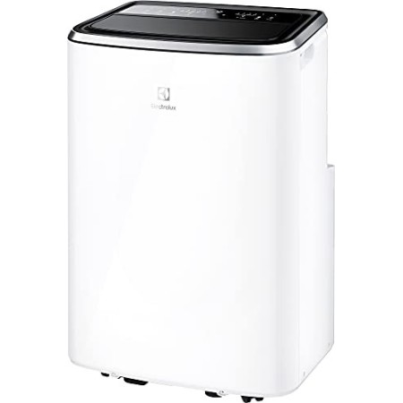 Electrolux EXP26U338CW Chillflex Pro 11 condizionatore d'aria portatile 10.874 BTU, Gas R290, sistema autoevaporante, 1000 W, 45