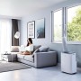 Electrolux EXP26U338CW Chillflex Pro 11 condizionatore d'aria portatile 10.874 BTU, Gas R290, sistema autoevaporante, 1000 W, 45