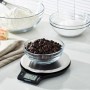 AmazonBasics - Bilancia digitale da cucina con display LCD, in acciaio inox, priva di bisfenolo A (pile incluse)