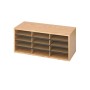 Safco - Libreria/Casellario con 12 Scomparti - Quercia