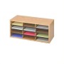 Safco - Libreria/Casellario con 12 Scomparti - Quercia