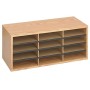 Safco - Libreria/Casellario con 12 Scomparti - Quercia