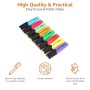 AmazonBasics - Evidenziatori a forma piatta allungata, colori assortiti, confezione da 8
