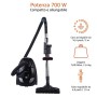 AmazonBasics - Potente aspirapolvere a cilindro, con sacchetto, per pavimenti duri e tappeti, filtro HEPA, leggero e compatto, 7
