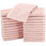 AmazonBasics - Asciugamani in cotone, confezione da 24, Rosa Petalo