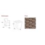 Keter Iowa Balcony Set, Set Mobili da Esterno 2 Poltrone e Tavolino Contenitore Grafite