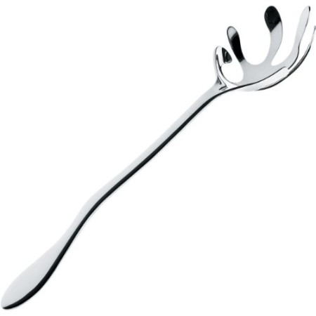 Alessi - ESI17 - Mediterraneo mestolo per spaghetti in acciaio inossidabile 18/10 lucido.