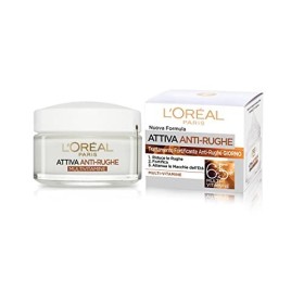 L'Oréal Paris Crema Viso Giorno e Notte Attiva Anti-Rughe, Trattamento Fortificante 65+ con Multivitamine, Adatto a Pelli Matur